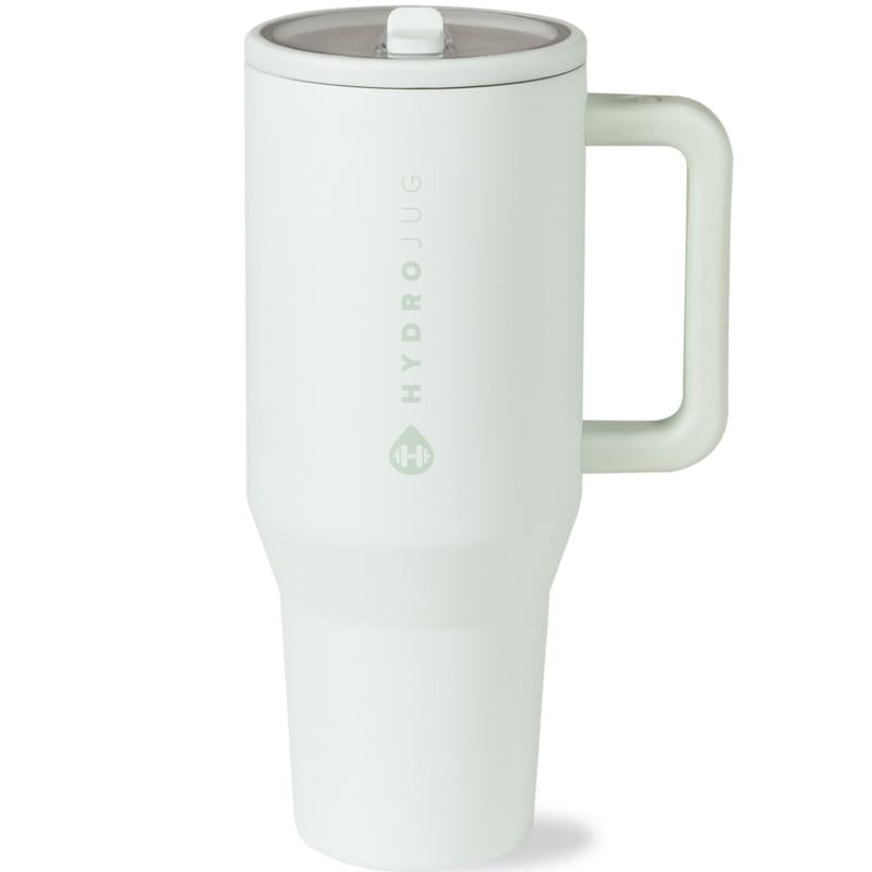 HydroJug Traveler | Leak-Proof Insulated Tumbler with Flip Straw & Cup Holder Fit Flasks Lid