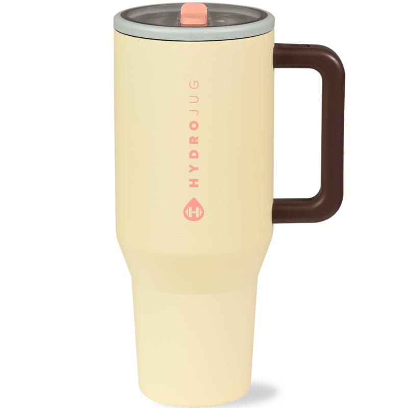 HydroJug Traveler | Leak-Proof Insulated Tumbler with Flip Straw & Cup Holder Fit Flasks Lid