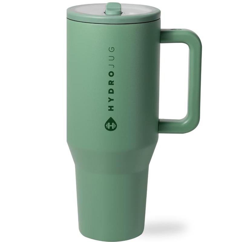 HydroJug Traveler | Leak-Proof Insulated Tumbler with Flip Straw & Cup Holder Fit Flasks Lid