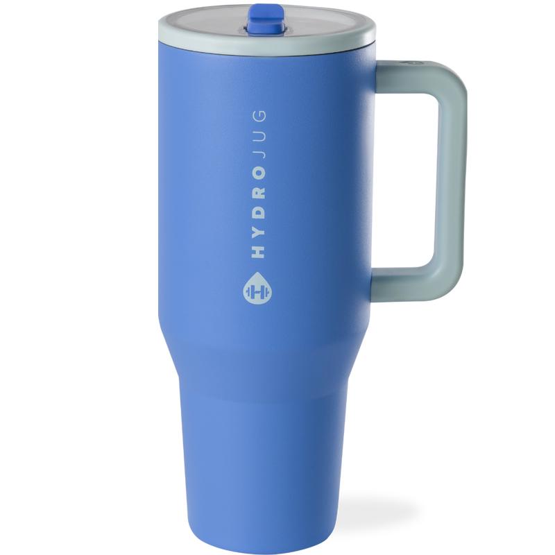 HydroJug Traveler | Leak-Proof Insulated Tumbler with Flip Straw & Cup Holder Fit Flasks Lid
