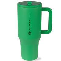 HydroJug Traveler | Leak-Proof Insulated Tumbler with Flip Straw & Cup Holder Fit Flasks Lid