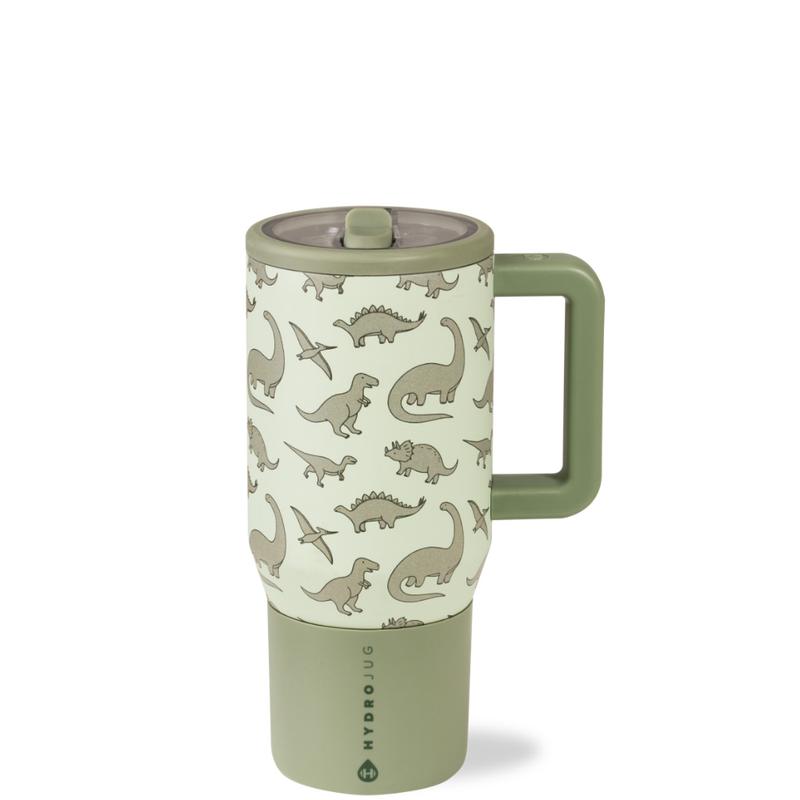 HydroJug Traveler | Leak-Proof Insulated Tumbler with Flip Straw & Cup Holder Fit Flasks Lid