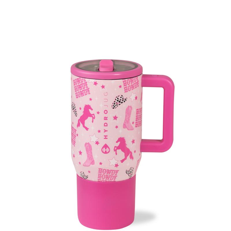 HydroJug Traveler | Leak-Proof Insulated Tumbler with Flip Straw & Cup Holder Fit Flasks Lid