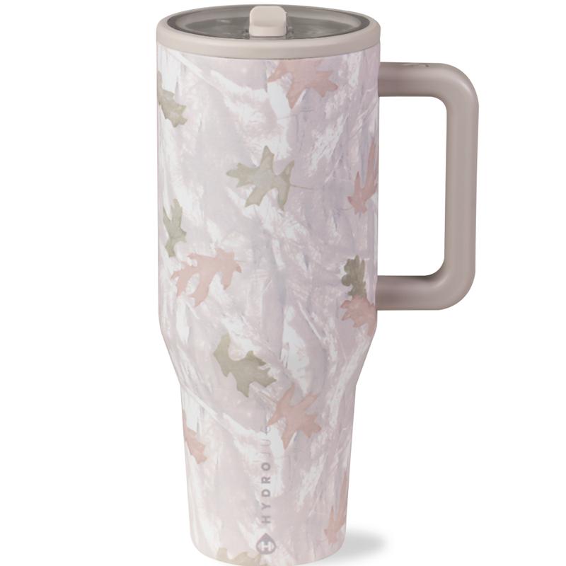 HydroJug Traveler | Leak-Proof Insulated Tumbler with Flip Straw & Cup Holder Fit Flasks Lid