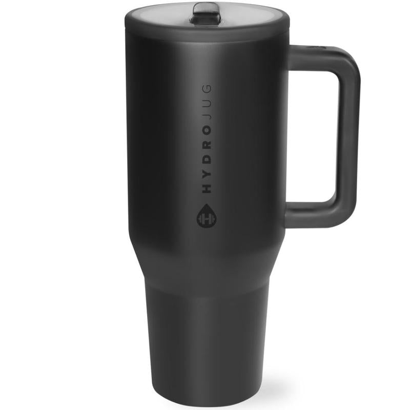 HydroJug Traveler | Leak-Proof Insulated Tumbler with Flip Straw & Cup Holder Fit Flasks Lid