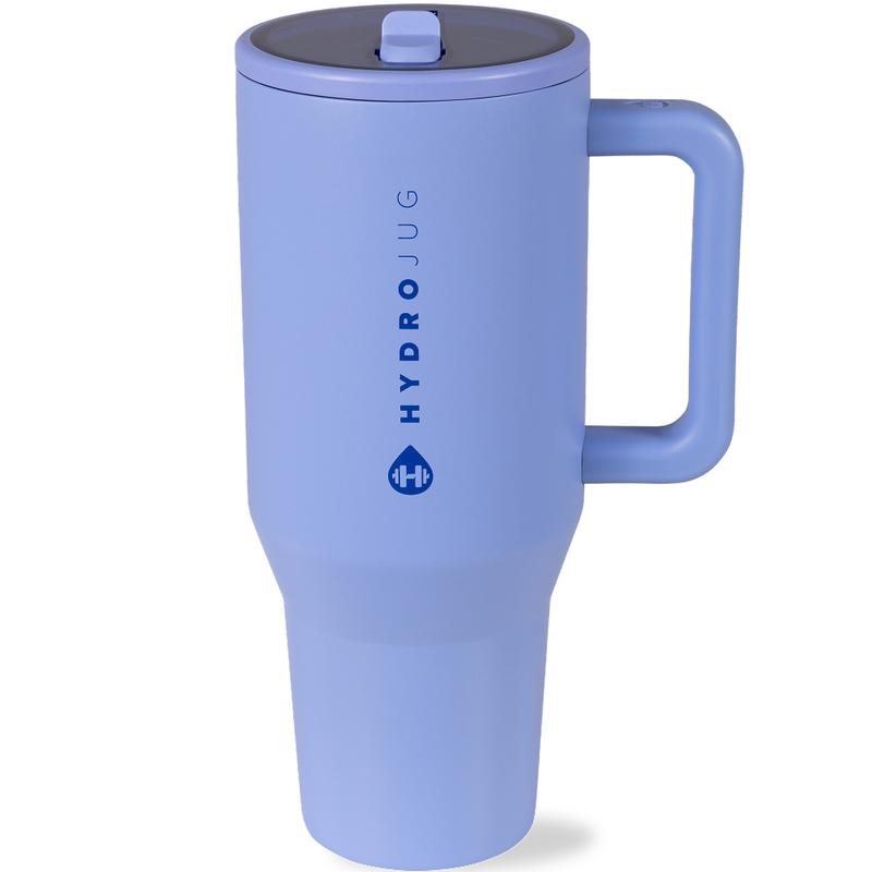 HydroJug Traveler | Leak-Proof Insulated Tumbler with Flip Straw & Cup Holder Fit Flasks Lid